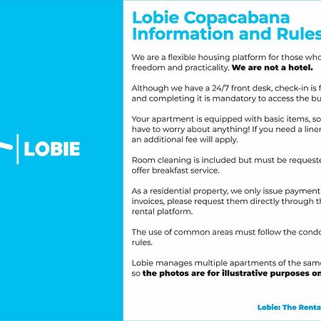 リオデジャネイロLobie Copacabanaアパートメント エクステリア 写真
