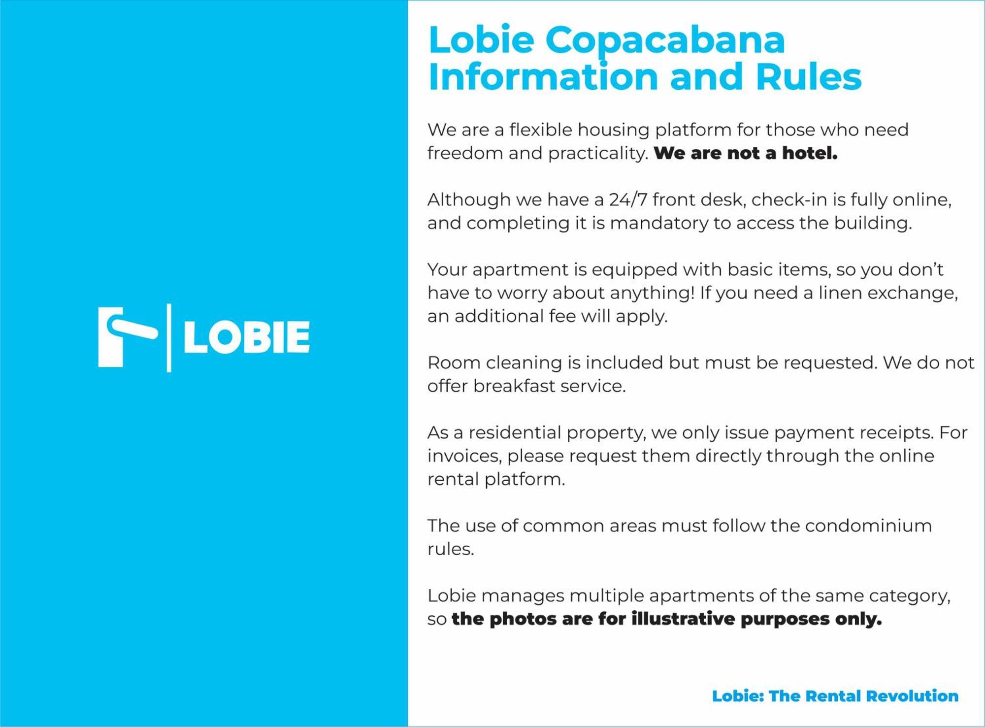 リオデジャネイロLobie Copacabanaアパートメント エクステリア 写真